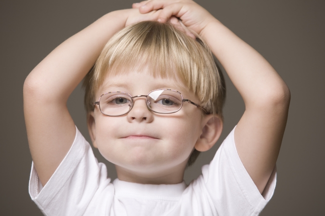 Blond Boy Clipart with Glasses - wide 4